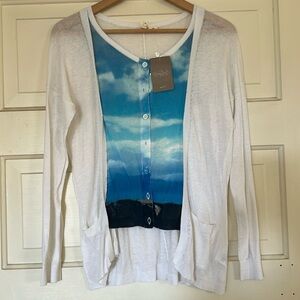 Anthropologie shirt new with tags, size Medium.